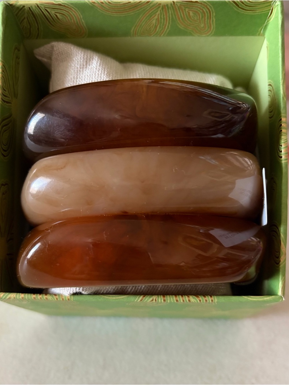 Piper K set of 3 Resin Bangle Bracelets